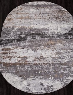 Ковер Graff Merinos F237 grey-beige овал